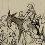 Illustrazione per "I Fioretti di San Francesco", 1941 circa
